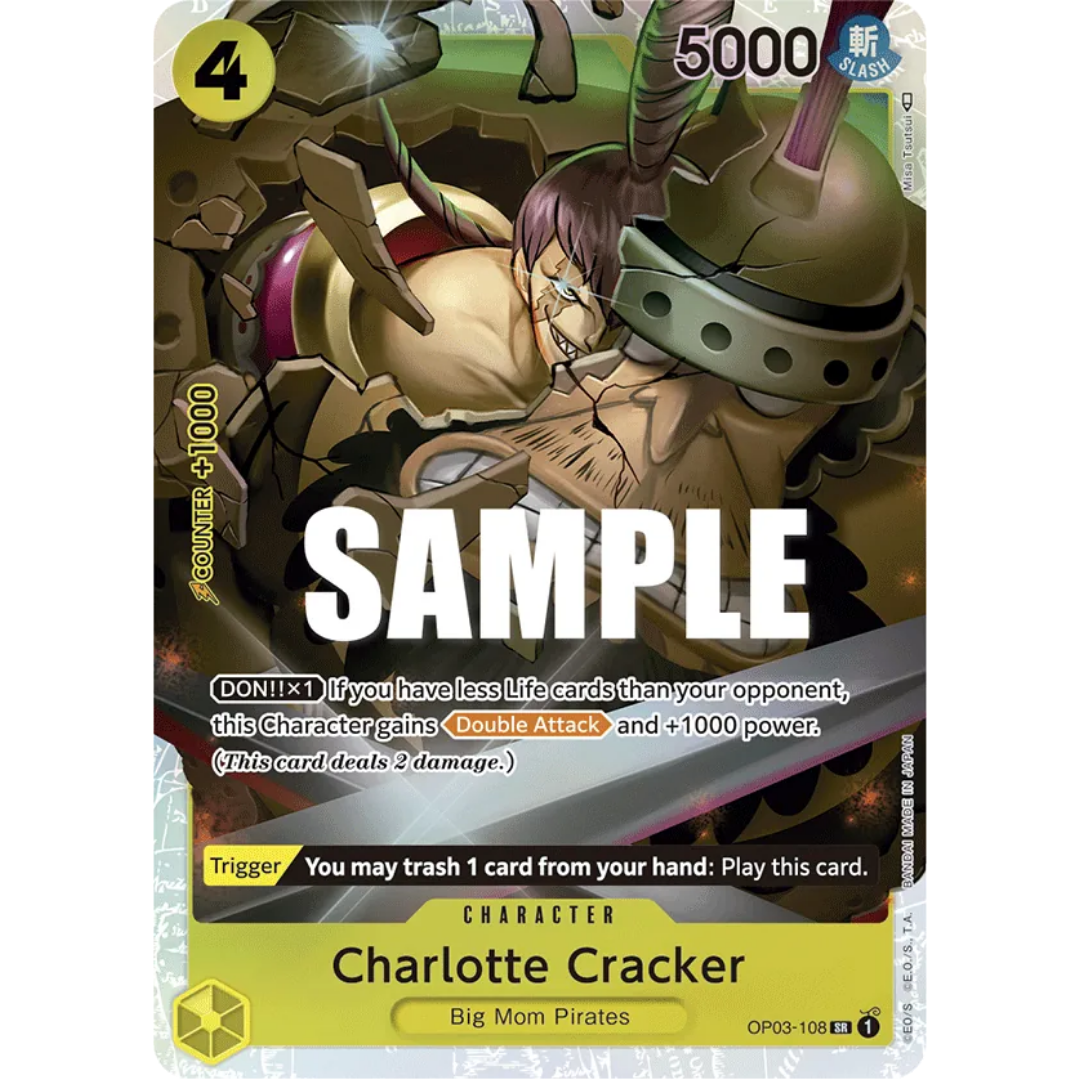 Charlotte Cracker (OP03-108) - Pillars of Strength Foil