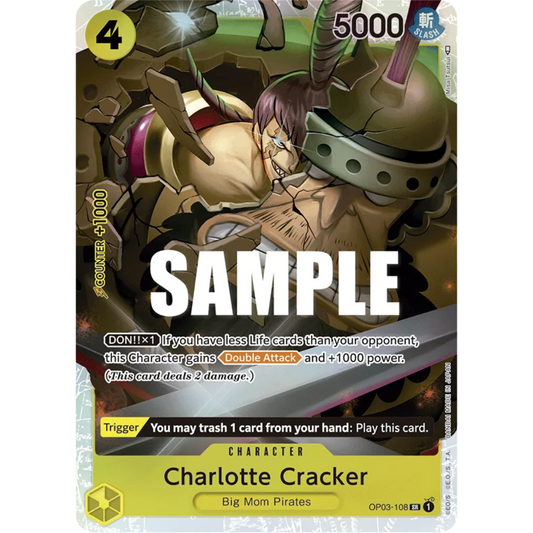 Charlotte Cracker (OP03-108) - Pillars of Strength Foil