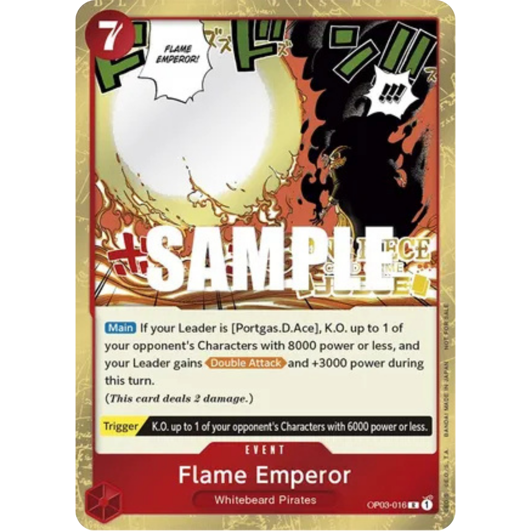 Flame Emperor (Judge Pack Vol. 2) (OP03-016) - One Piece Promotion Cards Foil