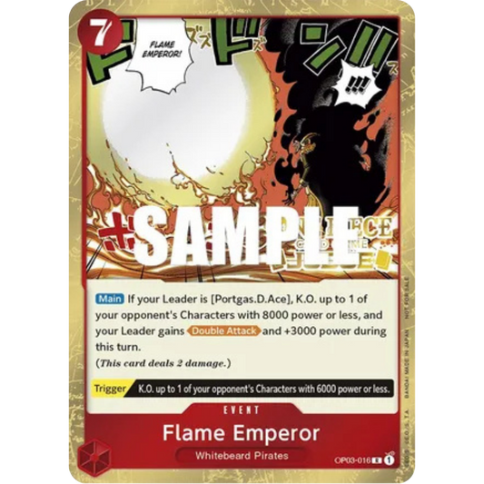 Flame Emperor (Judge Pack Vol. 2) (OP03-016) - One Piece Promotion Cards Foil