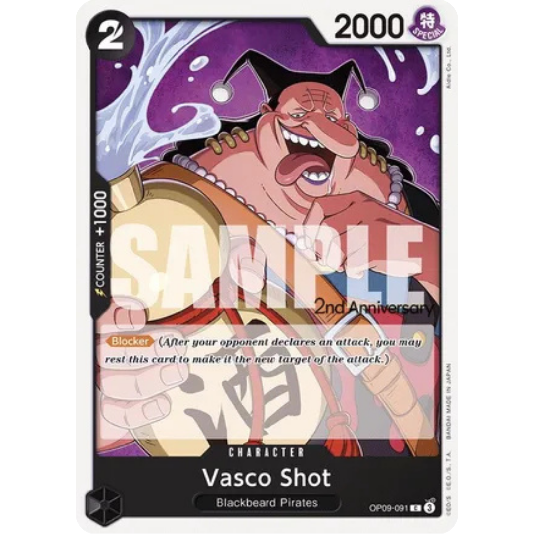 Vasco Shot (OP09-091) - Emperors in the New World: 2nd Anniversary Tournament Cards