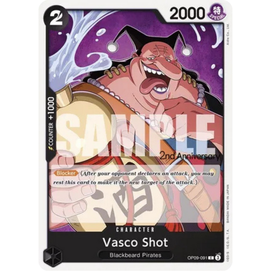 Vasco Shot (OP09-091) - Emperors in the New World: 2nd Anniversary Tournament Cards