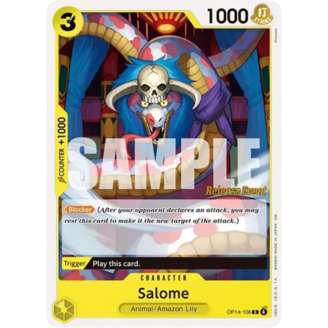 Salome (OP14-106) - The Azure Sea's Seven Release Event Cards