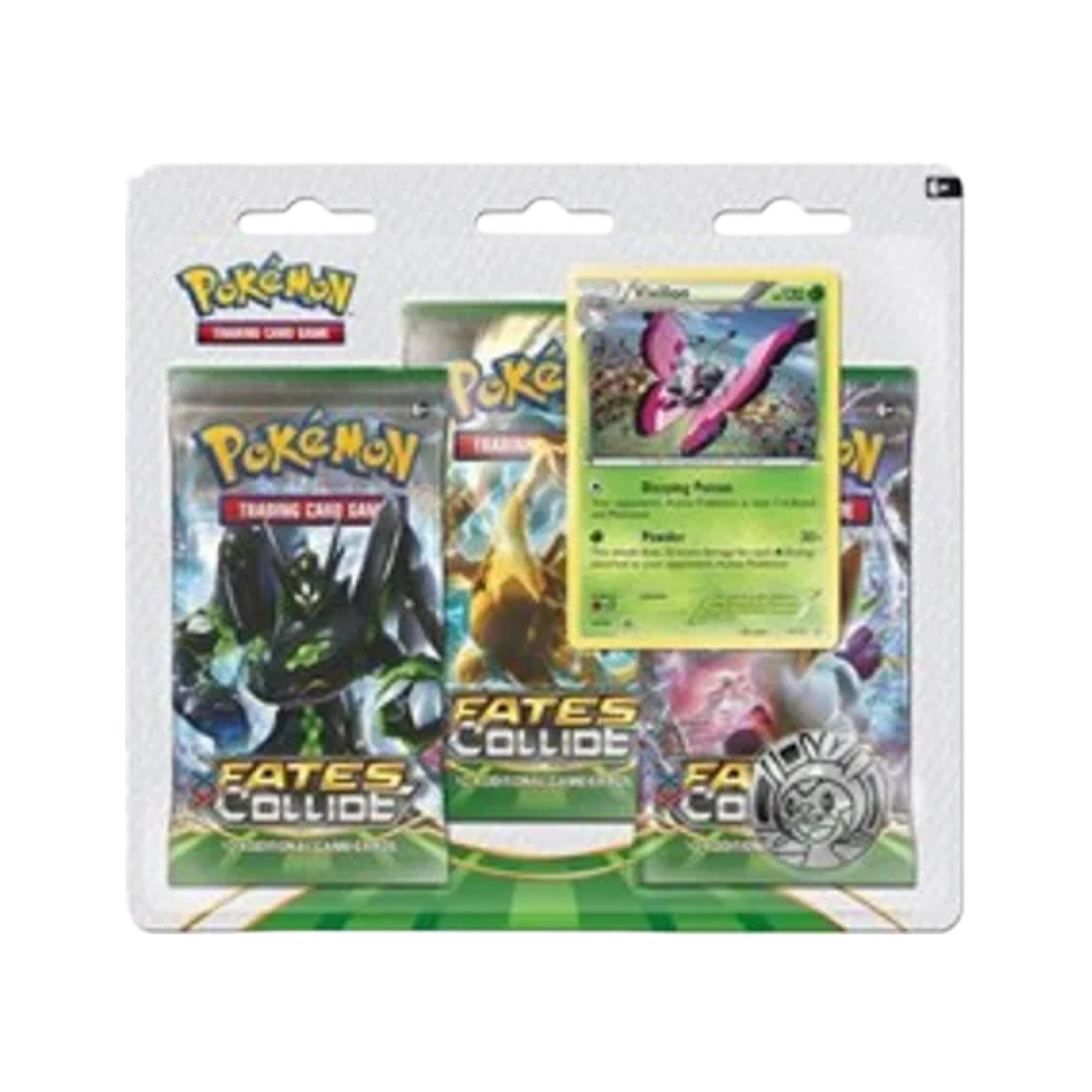 Fates Collide Three Pack Blister [Vivillon]