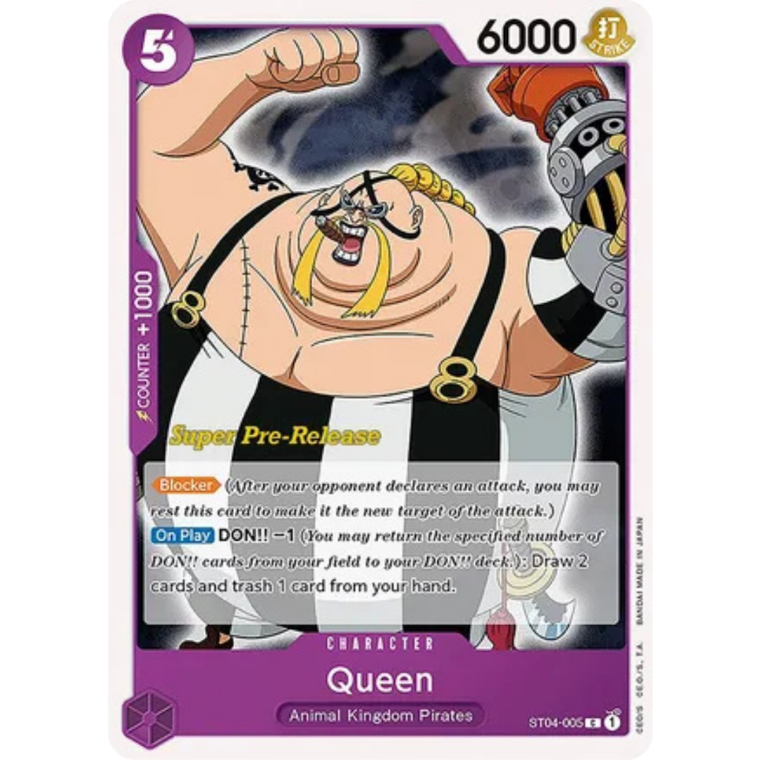 Queen (ST04-005) - Super Pre-Release Starter Deck 4: Animal Kingdom Pirates