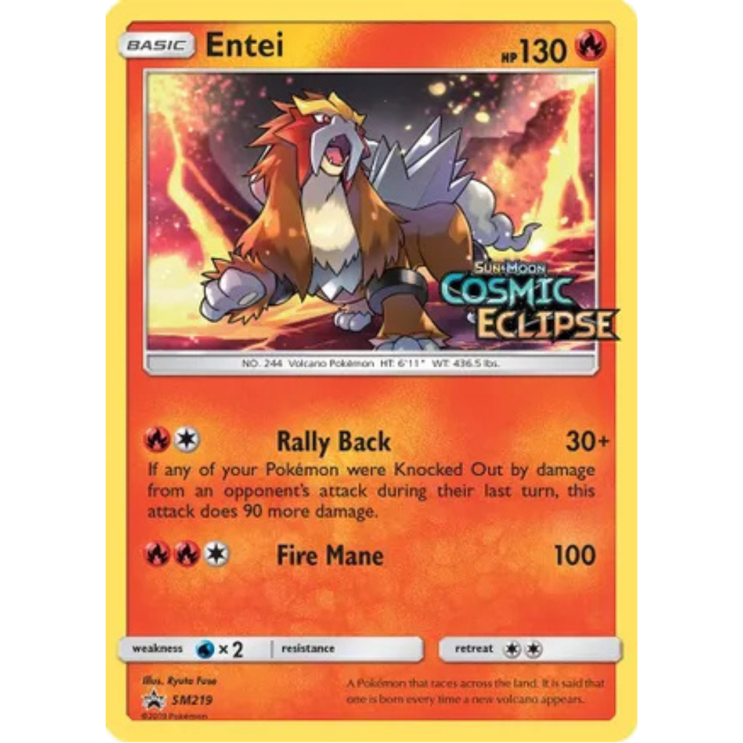 Entei - SM219 (Prerelease)  - Holofoil SM Promos - Promo