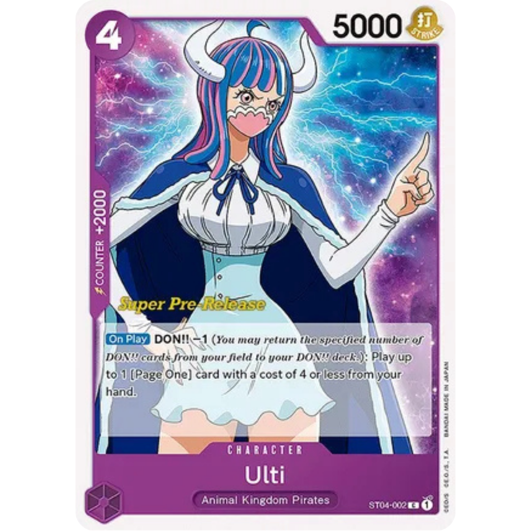 Ulti (ST04-002) - Super Pre-Release Starter Deck 4: Animal Kingdom Pirates