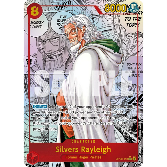 Silvers Rayleigh (Parallel) (Manga) (OP08-118) - Two Legends Foil