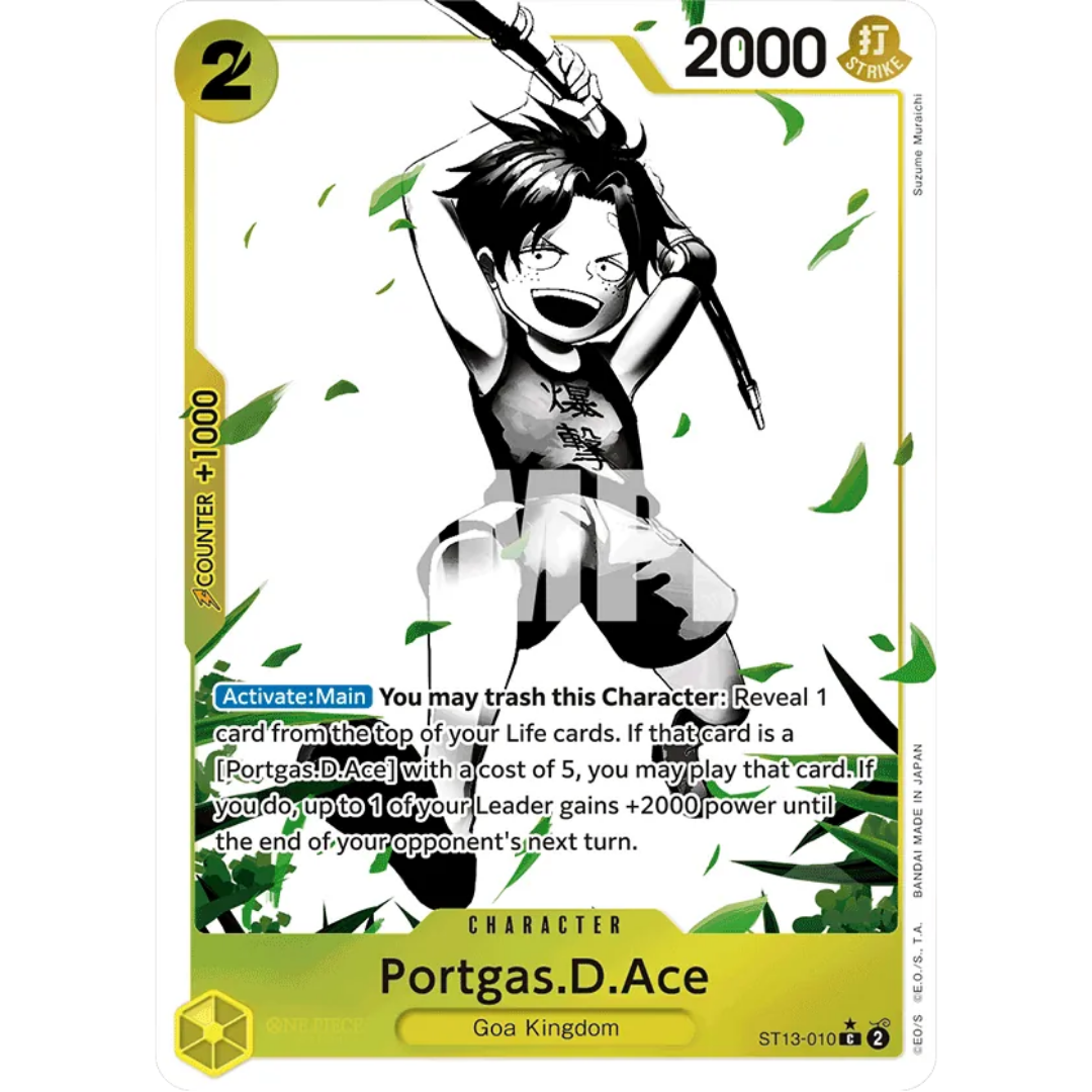 Portgas.D.Ace (010) (Parallel) (ST13-010) - Ultra Deck: The Three Brothers Foil