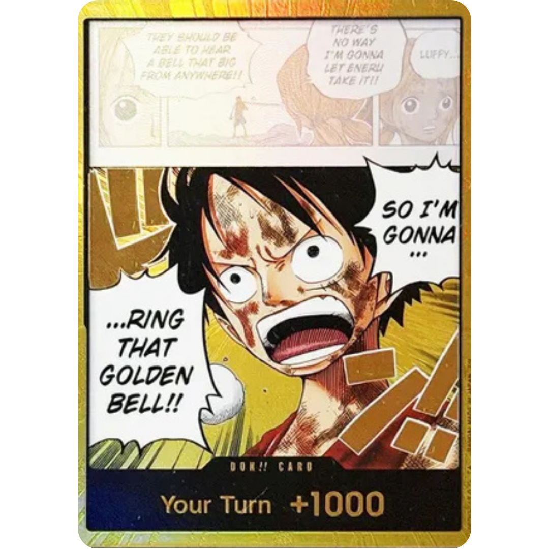 DON!! Card (Luffy) (Gold) - Adventure on Kami's Island Foil