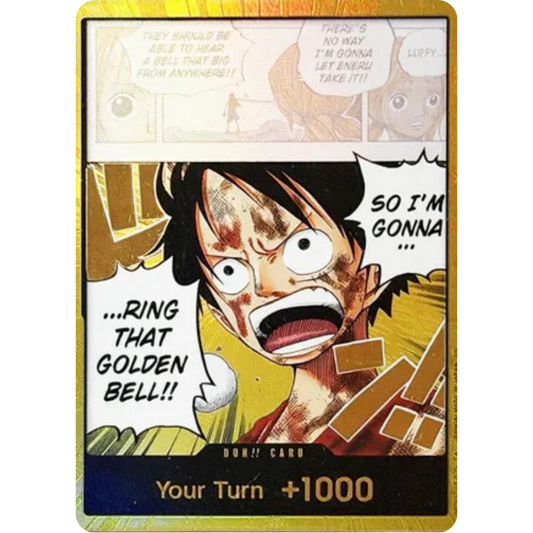 DON!! Card (Luffy) (Gold) - Adventure on Kami's Island Foil