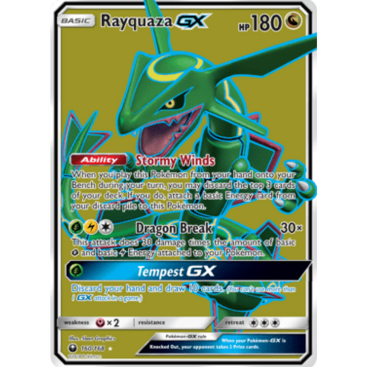 Rayquaza GX (160/168) [Sun & Moon: Celestial Storm]