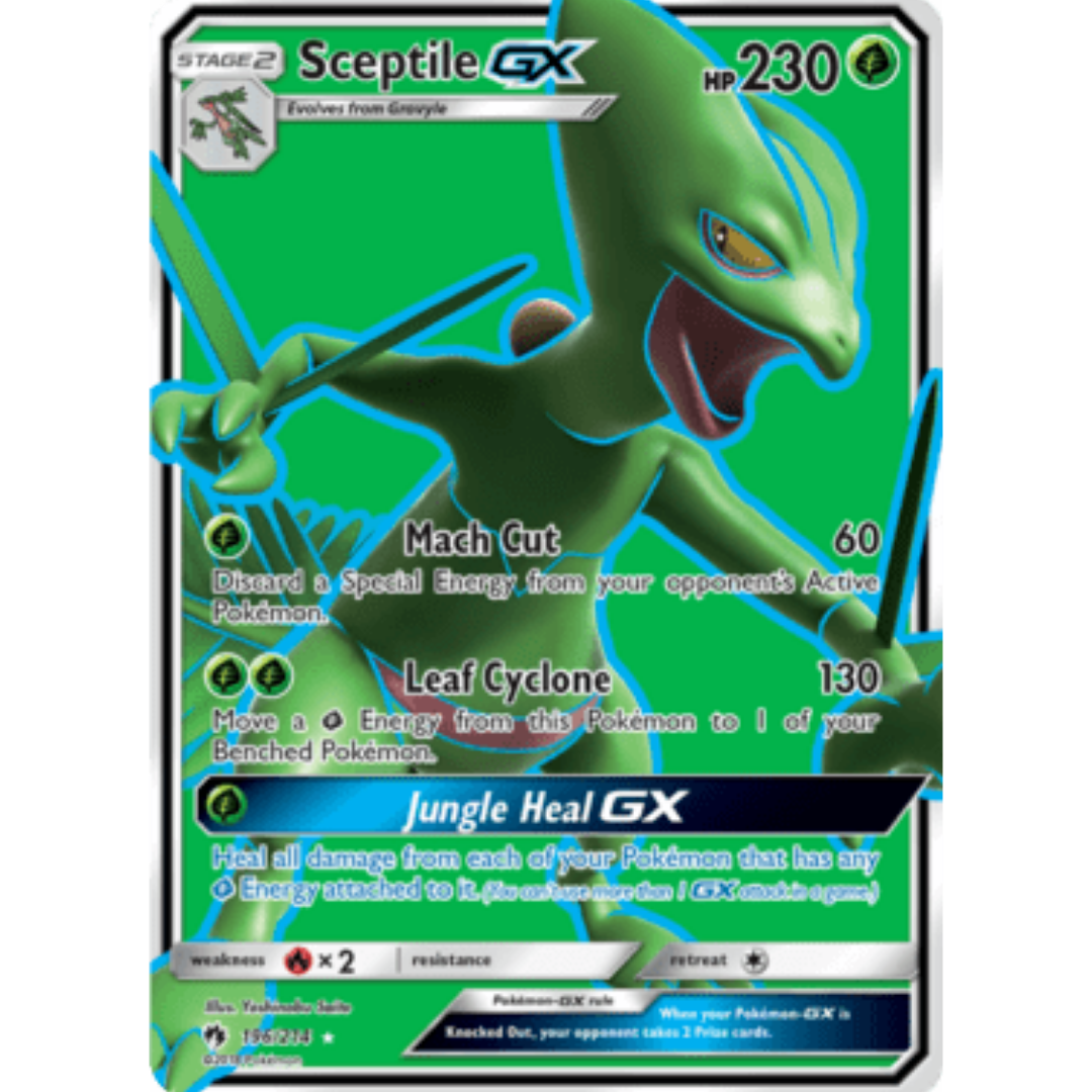 Sceptile GX (Full Art)  - Holofoil SM  Lost Thunder - Ultra Rare