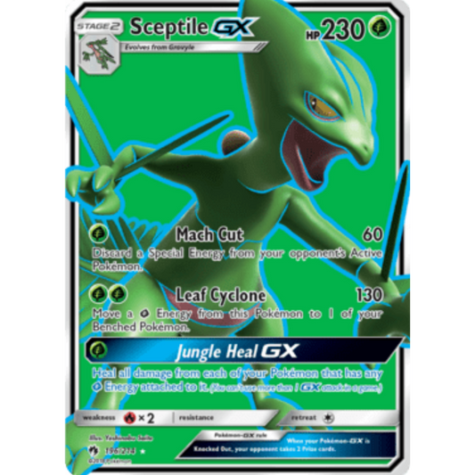 Sceptile GX (196/214) [Sun & Moon: Lost Thunder]