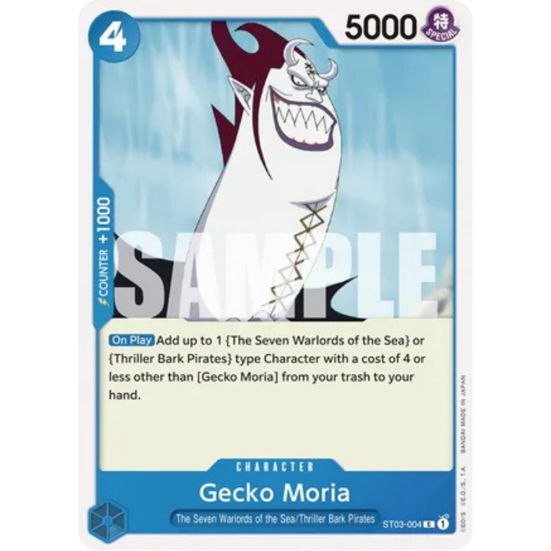 Gecko Moria (ST03-004) (ST03-004) - Starter Deck 17: BLUE Donquixote Doflamingo