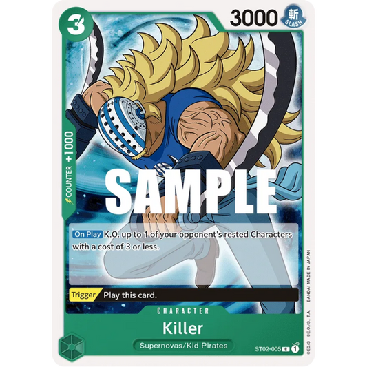 Killer (ST02-005) - Starter Deck 2: Worst Generation