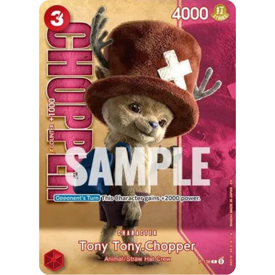 Tony Tony.Chopper - P-138 (Premium Card Collection -Live Action Edition Vol.2 Straw Hat Crew-) (P-138) - One Piece Promotion Cards Foil