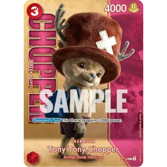 Tony Tony.Chopper - P-138 (Premium Card Collection -Live Action Edition Vol.2 Straw Hat Crew-) (P-138) - One Piece Promotion Cards Foil