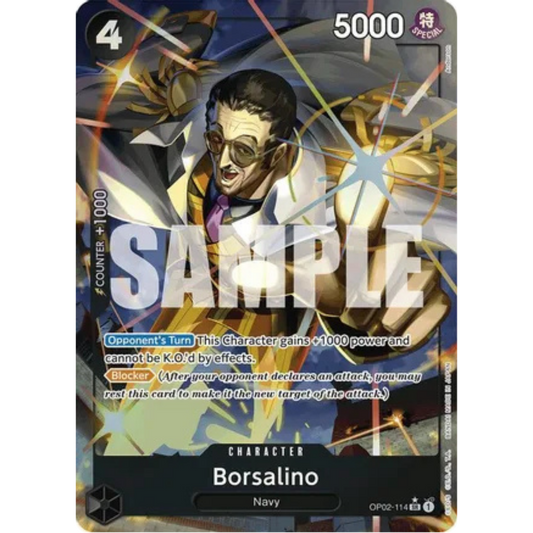 Borsalino (Alternate Art) (OP02-114) - Premium Booster -The Best- Foil