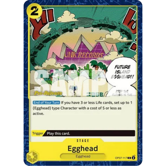 Egghead (OP07-117) - 500 Years in the Future Pre-Release Cards