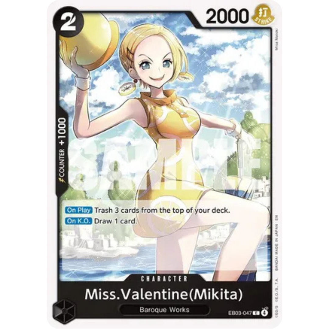 Miss.Valentine(Mikita) (EB03-047) - Extra Booster: One Piece Heroines Edition