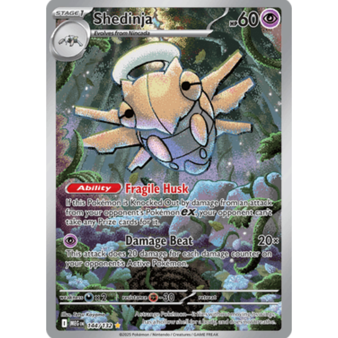 Shedinja 144/132  - Holofoil ME01 Mega Evolution - Illustration Rare