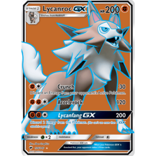 Lycanroc GX (136/147) [Sun & Moon: Burning Shadows]