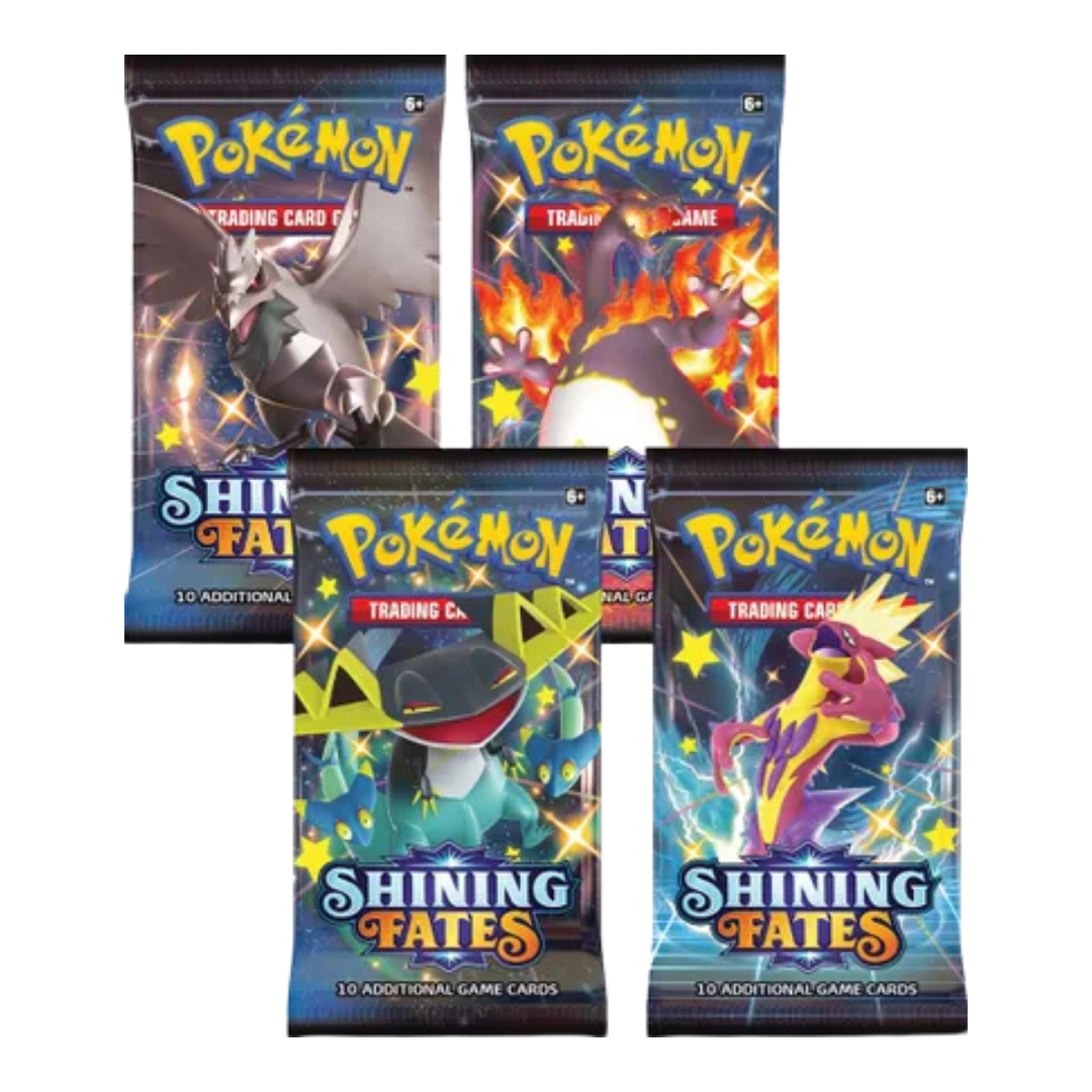 Shining Fates Booster Pack Art Bundle [Set of 4]