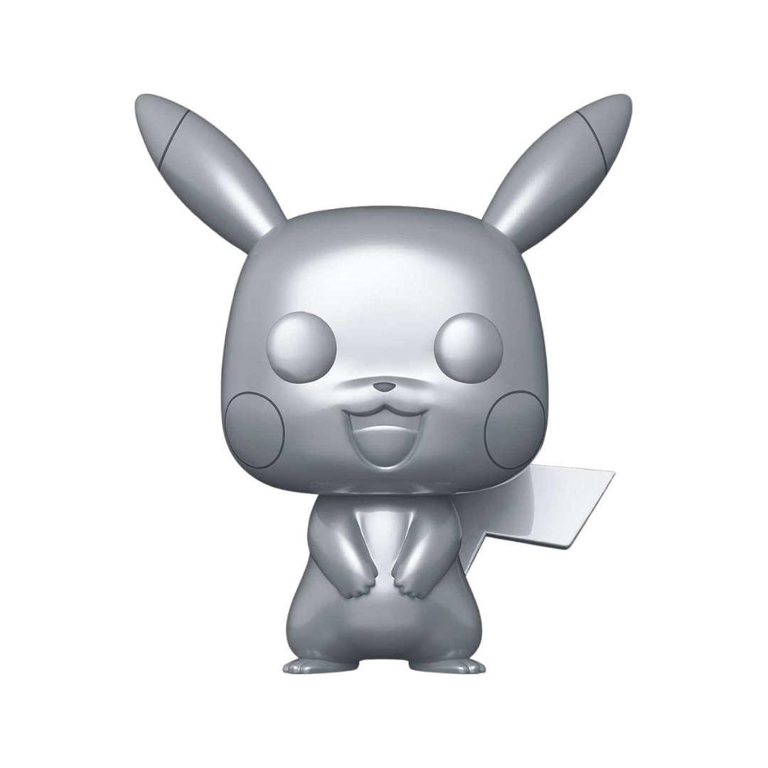 Pokemon: Pikachu (Metallic Silver) Celebrations 25th Anniversary Funko POP