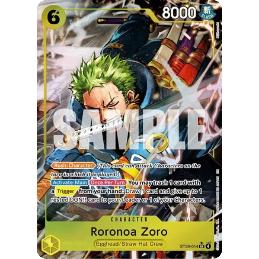Roronoa Zoro (Full Art) (ST29-014) - Starter Deck 29: Egghead Foil