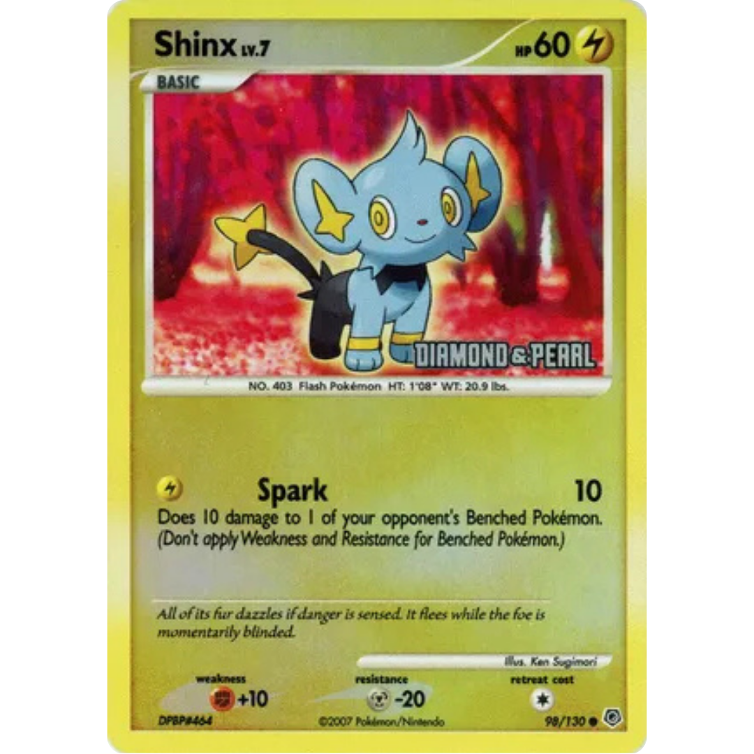 Shinx 098/130  - Reverse Holofoil Burger King Promos - Promo