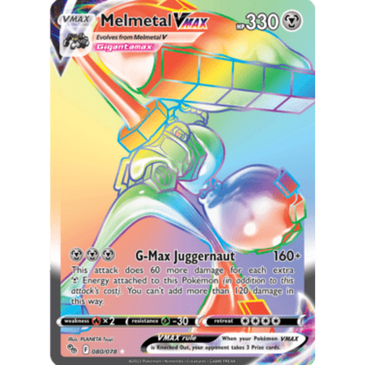Melmetal VMAX (Secret) 080/078  - Holofoil Pokemon GO - Secret Rare