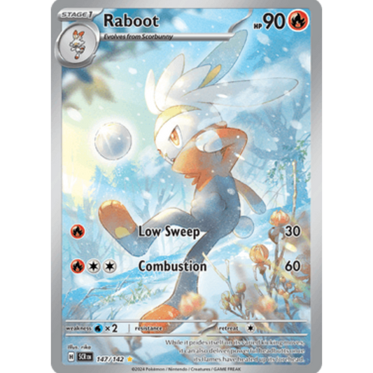 Raboot 147/142  - Holofoil SV07 Stellar Crown - Illustration Rare