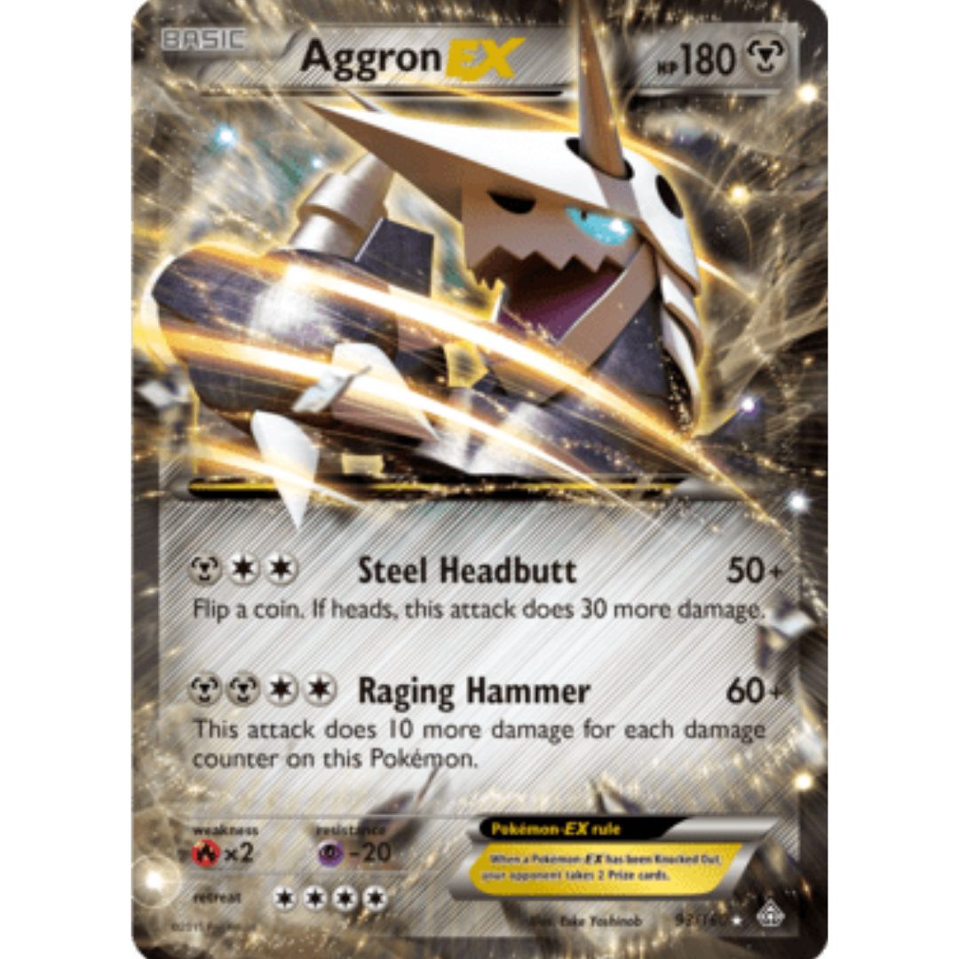 Aggron EX 093/160  - Holofoil XY  Primal Clash - Ultra Rare