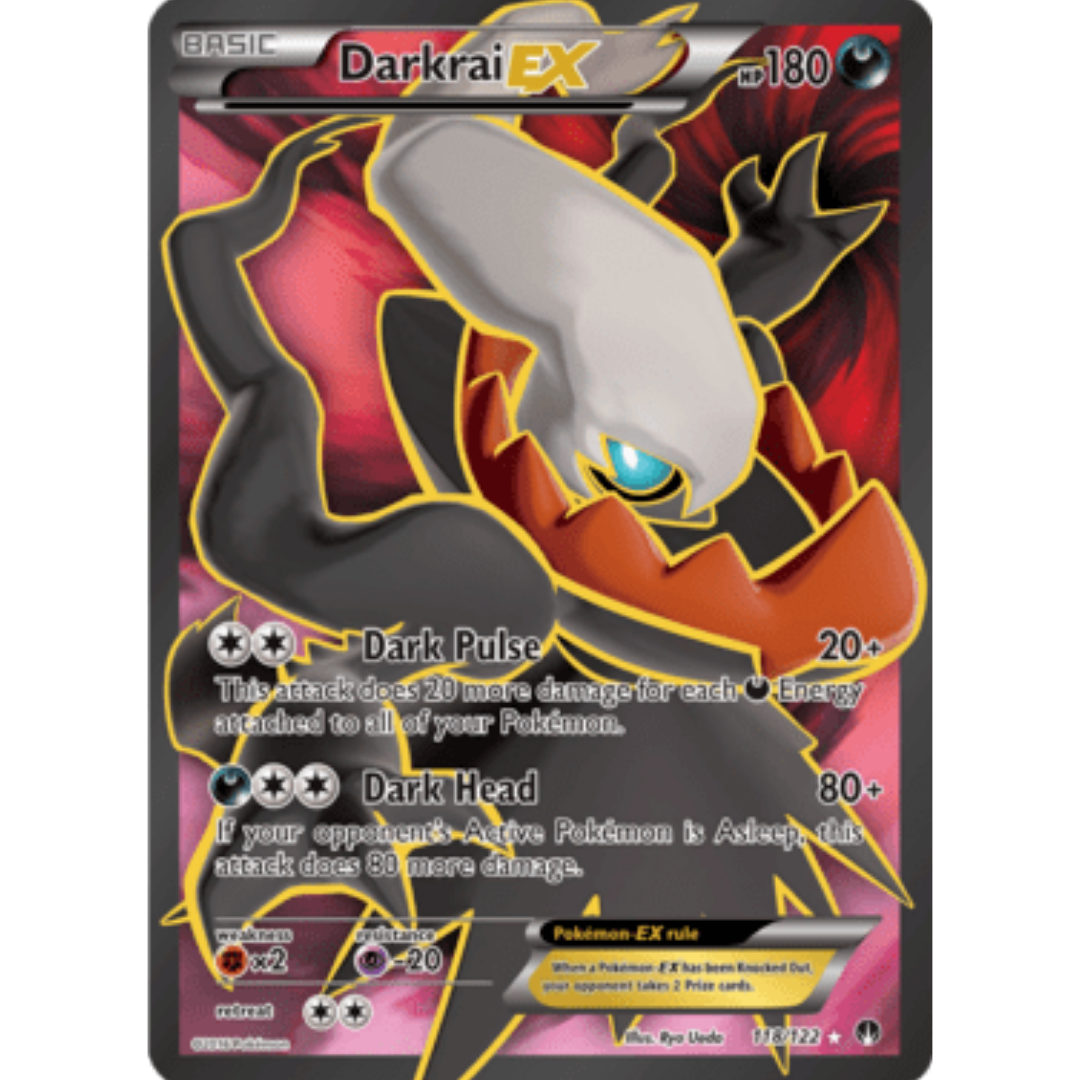 Darkrai EX (Full Art) 118  - Holofoil XY  BREAKpoint - Ultra Rare