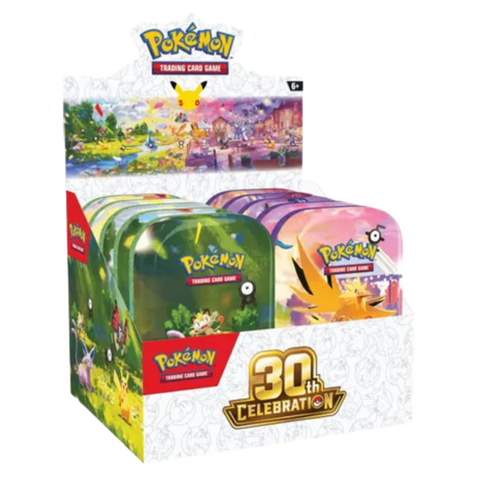 30th Celebration Mini Tin Display