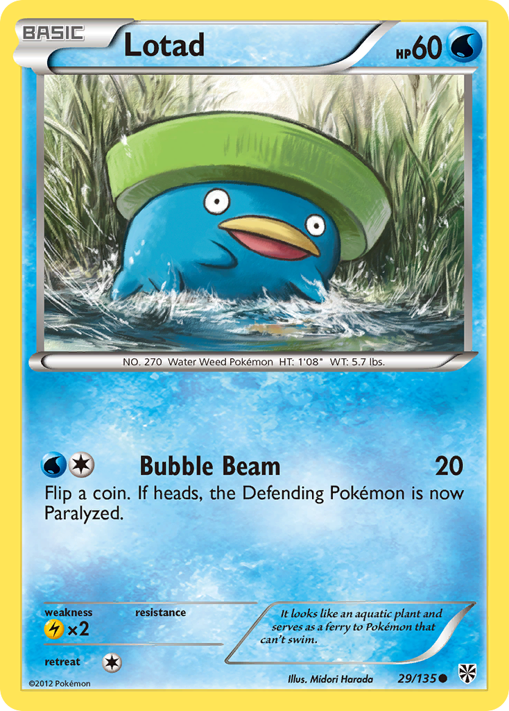 Lotad 029/135  Plasma Storm - Common
