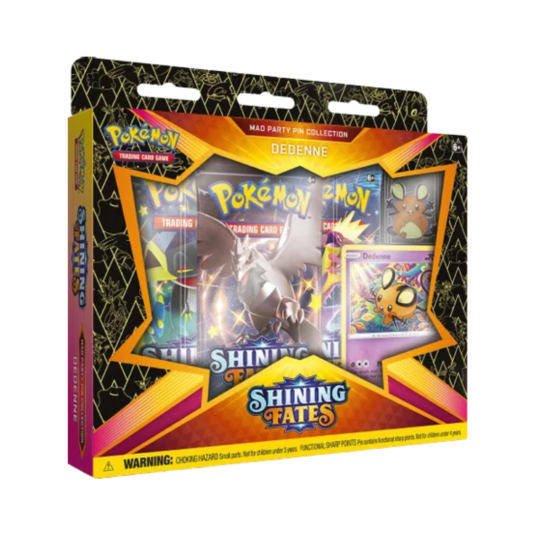 Shining Fates Mad Party Pin Collection [Dedenne]