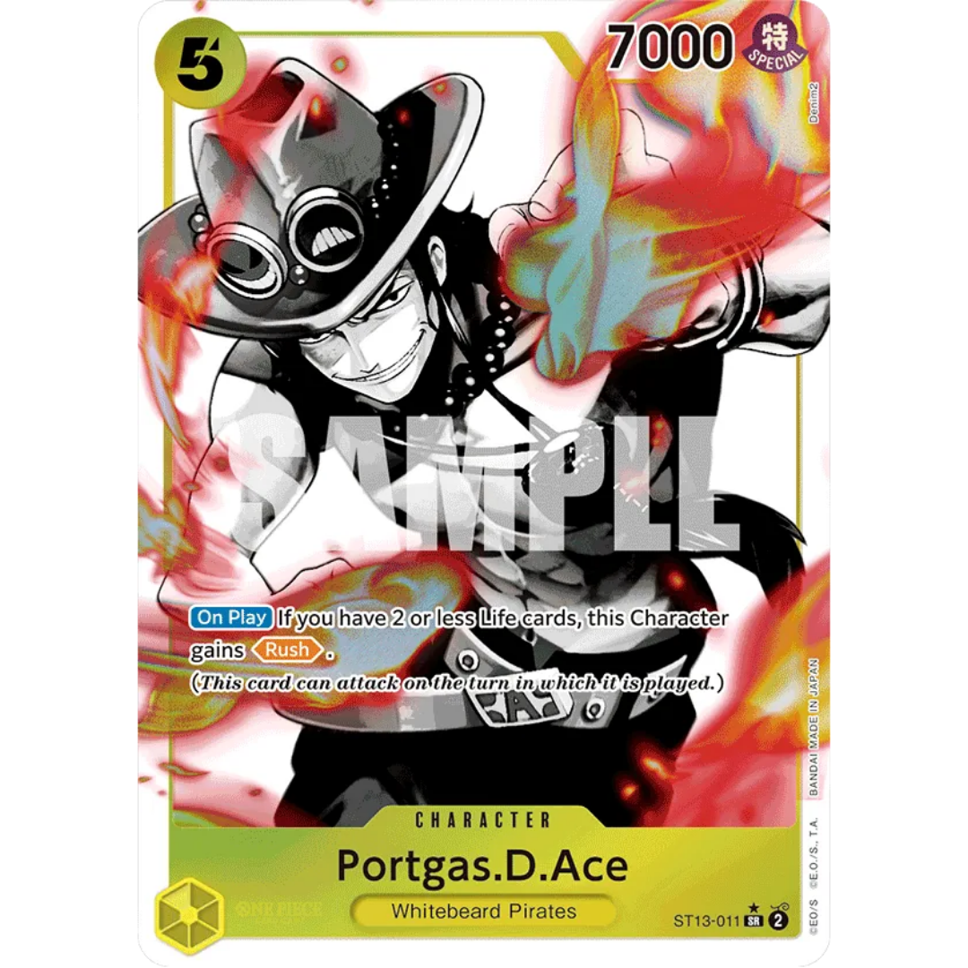 Portgas.D.Ace (011) (Parallel) (ST13-011) - Ultra Deck: The Three Brothers Foil
