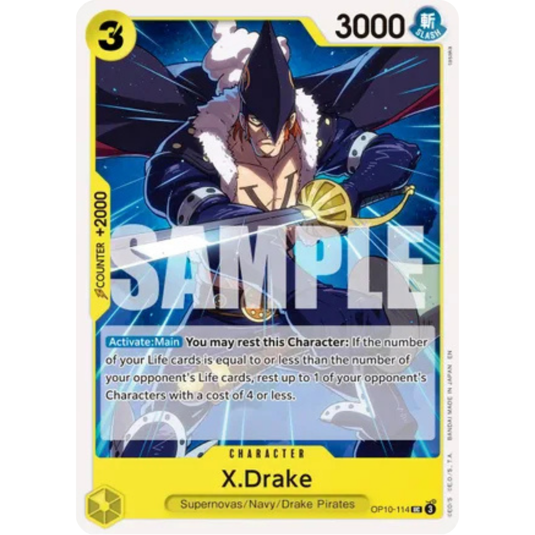 X.Drake (Reprint) (OP10-114) - Premium Booster -The Best- Vol. 2