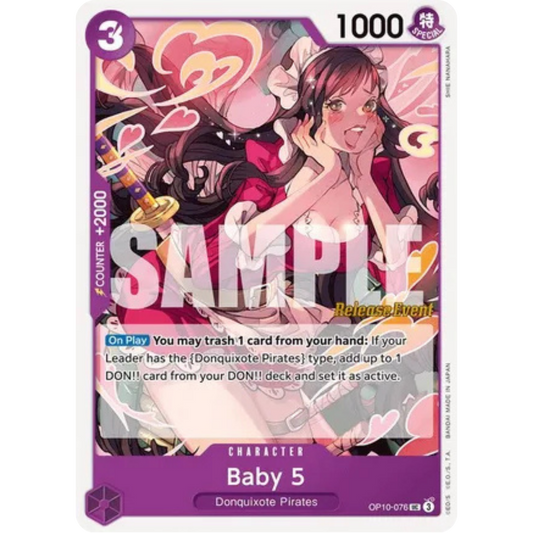 Baby 5 (OP10-076) - Royal Blood Release Event Cards