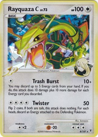 Rayquaza C 008/147  - Holofoil Miscellaneous Cards & Products - Promo
