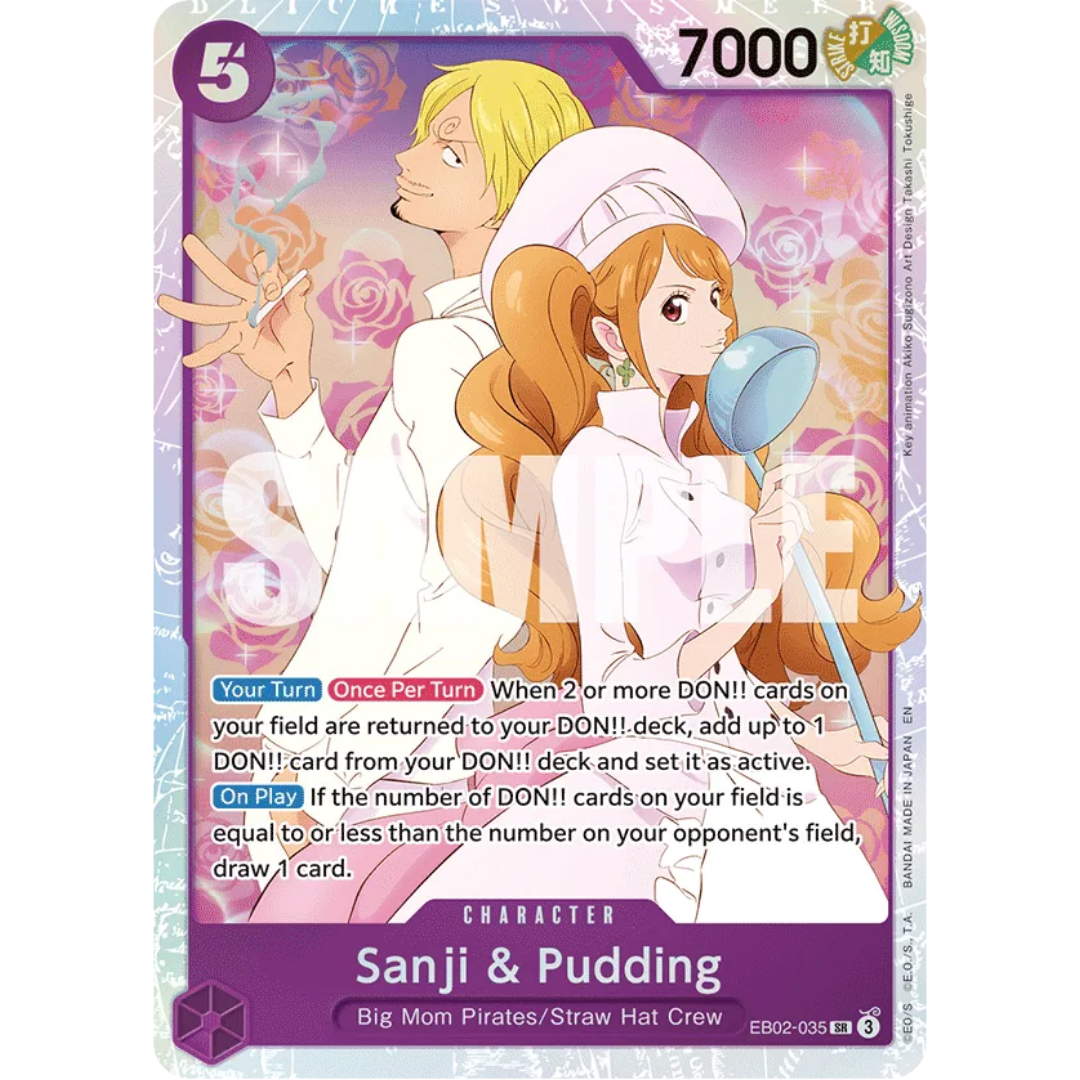 Sanji & Pudding (EB02-035) - Extra Booster: Anime 25th Collection Foil