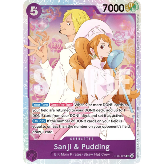 Sanji & Pudding (EB02-035) - Extra Booster: Anime 25th Collection Foil