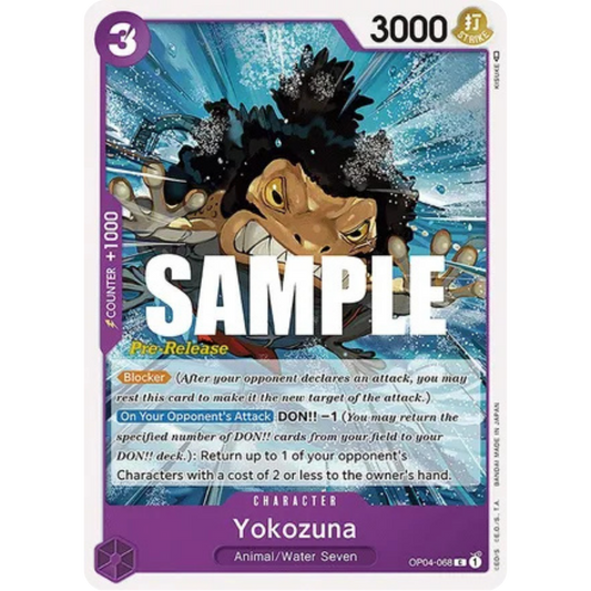 Yokozuna (OP04-068) - Kingdoms of Intrigue Pre-Release Cards