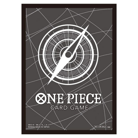 One Piece Official Sleeves 10-Pack - Standard Black & Grey