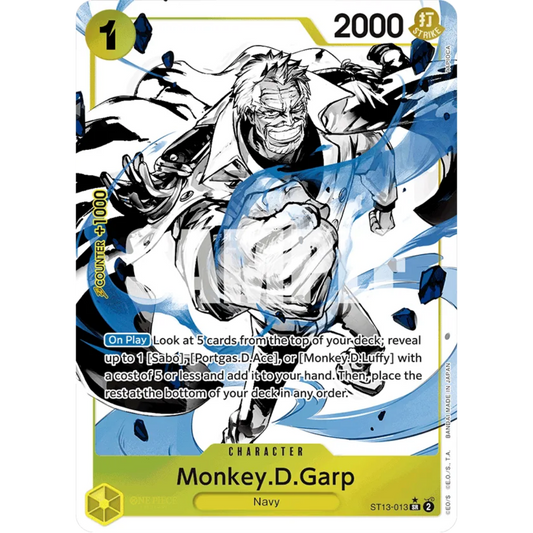 Monkey.D.Garp (Parallel) (ST13-013) - Ultra Deck: The Three Brothers Foil