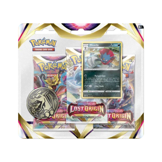 Lost Origin 3 Pack Blister [Weavile]