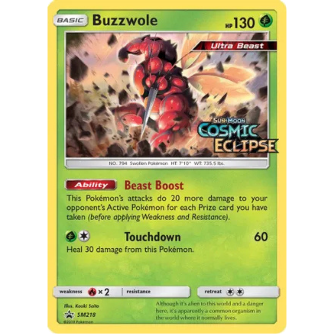 Buzzwole - SM218 (Prerelease)  - Holofoil SM Promos - Promo