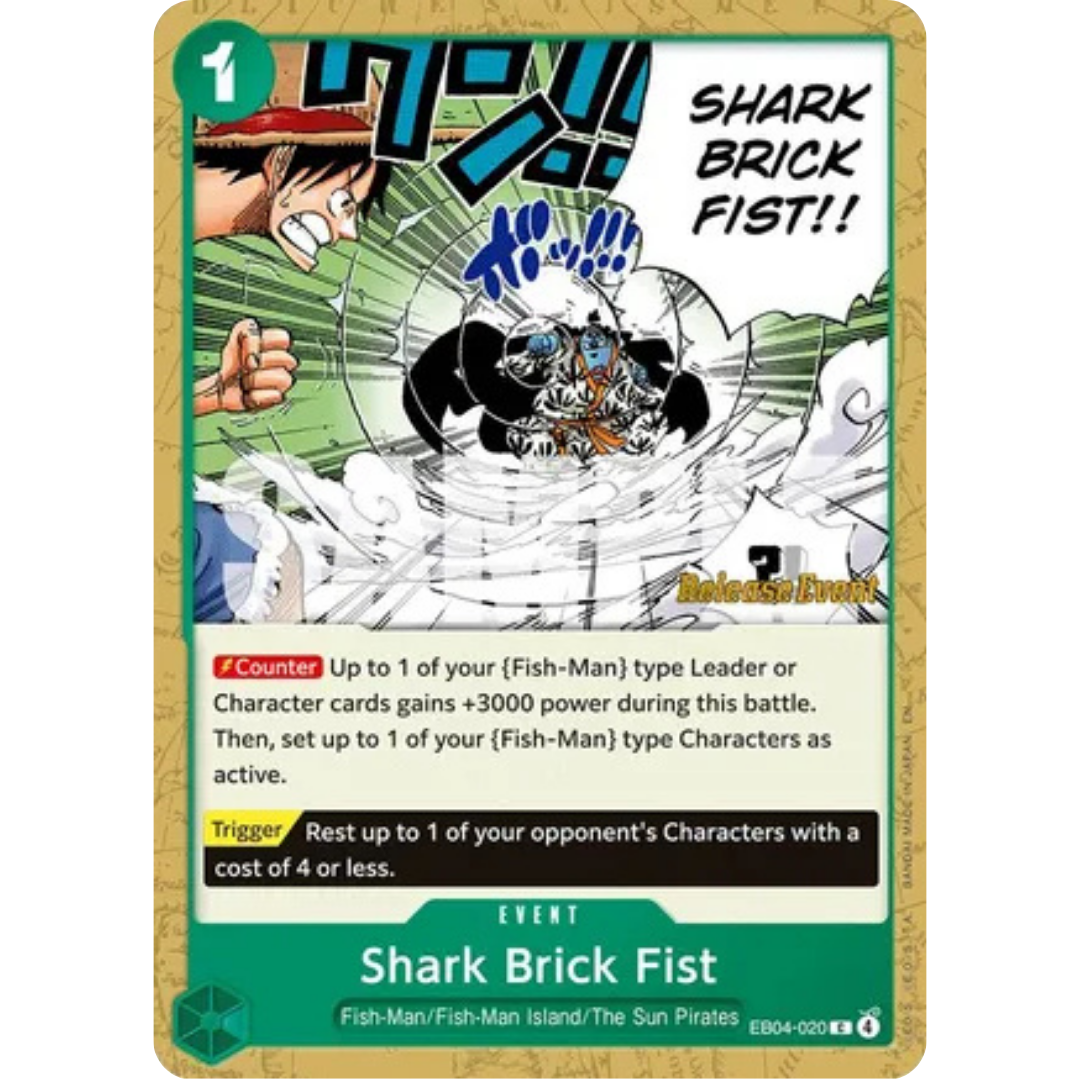 Shark Brick Fist (EB04-020) - The Azure Sea's Seven Release Event Cards